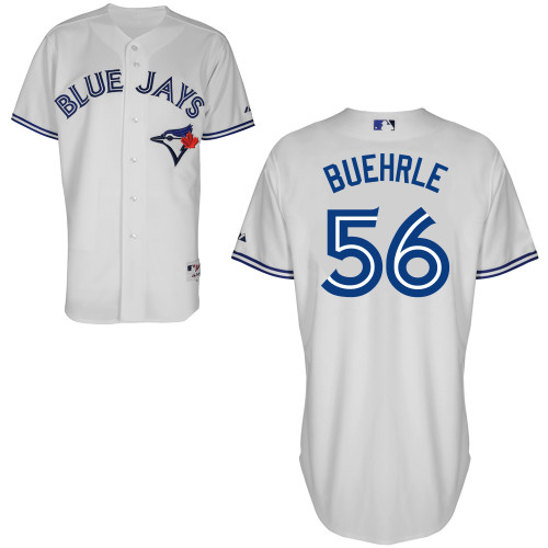 Mark Buehrle #56 MLB Jersey-Toronto Blue Jays Men's Authentic Home White Cool Base Baseball Jersey